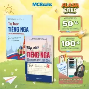 Sách - Combo tự học + tập viết Tiếng Nga cho người mới bắt đầu MCBooks